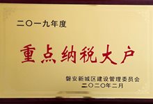 2019年度重点纳税大户